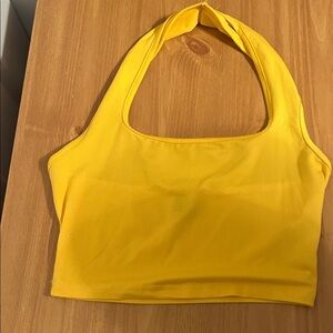 Vibrant Yellow Halter Top